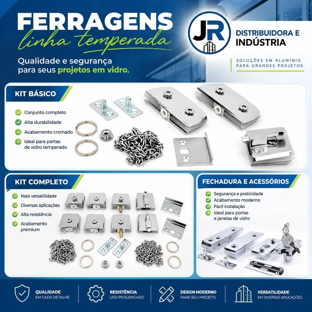 Ferragens linha temperada