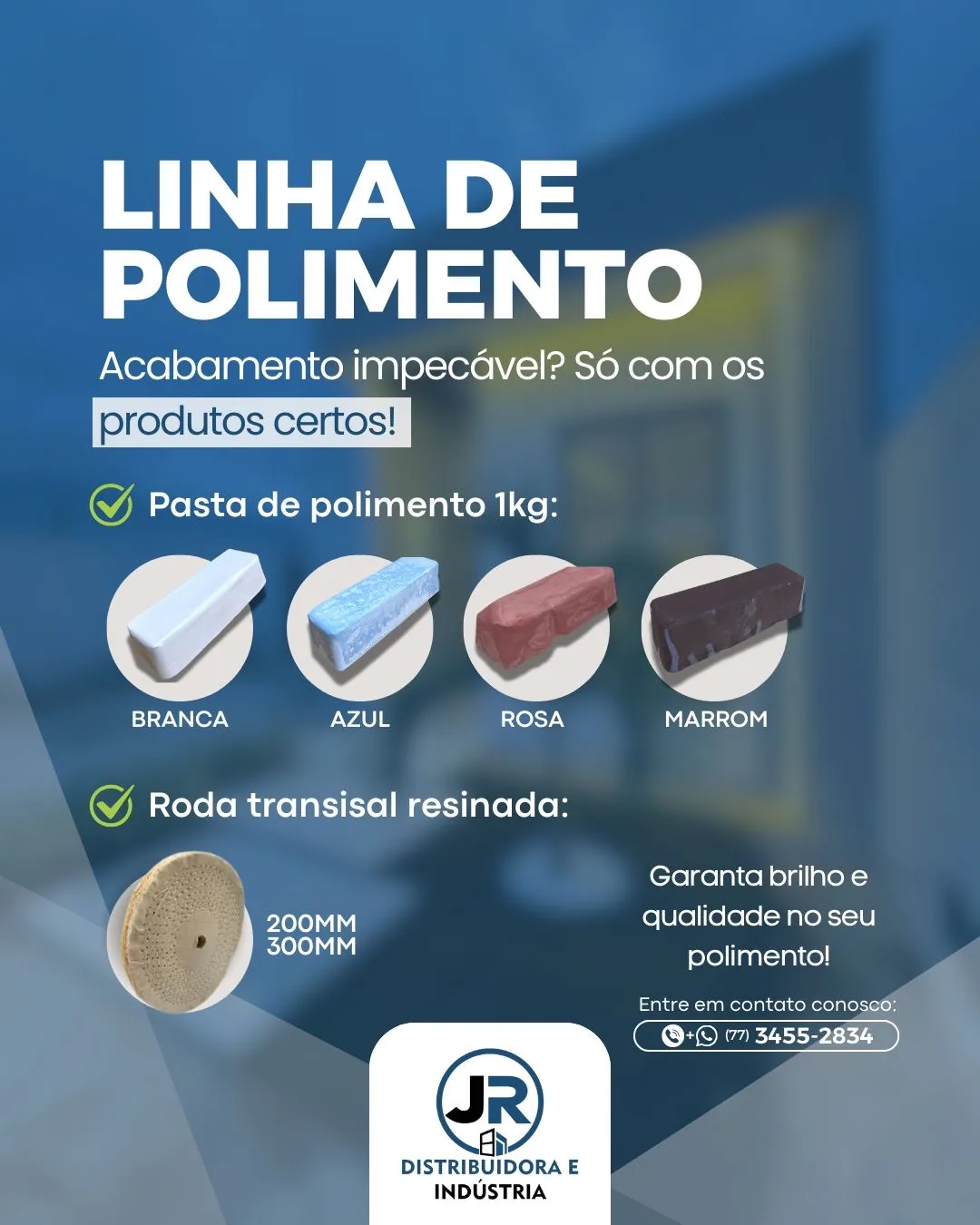 Linha de polimento